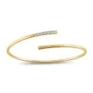 Alier Studio Luna Diamond Bangle Armbånd Gull 0,33 ct. AS023