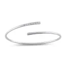 Alier Studio Luna Diamond Bangle Armbånd Hvittgull 0,33 ct. AS024