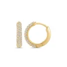 Alier Studio Noa Diamond Hoop Øredobber Gull 0,38 ct. AS026