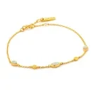 Anie Haie Mineral Glow Armbånd Gullforgylt sølv B014-02G