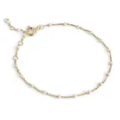 Enamel Lola Daisy Armbånd Gullforgylt sølv B66G_2-2