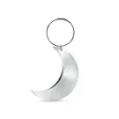 Jane Kønig Big Half Moon Creole Øredobbe Single Sølv BHMC-XJK24-1-S