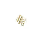Blanca Spacer Halskjede 18 kt. Gullforgylt Rustfritt Stål KXD0940