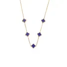 SKØR Clove Navy Halskjede Rustfritt Stål SK0022