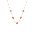SKØR Clove Pink Halskjede Rustfritt Stål SK0021