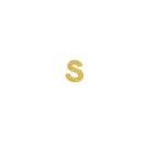 IX Studios Letter Øredobbe Single Gullforgylt sølv DMB0352SGD