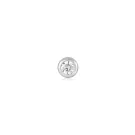 Anie Haie Sparkle Bezel Barbell Øredobbe Single Sølv E035-06H