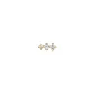 Anie Haie Sparkle Crawler Barbell Øredobbe Single Gullforgylt sølv E035-09G