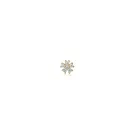 Anie Haie Sparkle Flower Barbell Øredobbe Single Gullforgylt sølv E035-10G