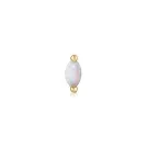 Anie Haie Kyoto Opal Marquise Øredobbe Single Sølv E035-12G