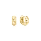 Anie Haie Bold Texture Small Øredobber Gullforgylt sølv E063-06G