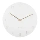 Karlsson Charm Engraved Numbers Wall Clock Veggklokke KA5762WH