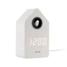Karlsson Cuckoo LED Vekkeklokke KA6061WH