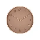 Karlsson Nervadura soft brown Veggklokke KA6117BR