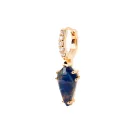 PDPAOLA Naoki Sodalite Øredobbe Single Gullforgylt sølv PG01-693-U