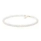 Gaura Natural Pearls Pearl Halskjede Gullforgylt sølv PYFARW685