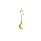 Jane Kønig Small Half Moon NO. 2 Øredobbe Single Gullforgylt Rustfritt Stål SHME-AW26-SS-G