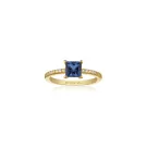 Sif Jakobs Ellera Quadrato Ring Gullforgylt sølv SJ-R42280-BLCZ-YG