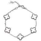 SKØR Clove White Armbånd Rustfritt Stål SK0035