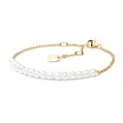 Gaura Natural Pearls Pearl Armbånd Gullforgylt sølv SK19221GYB