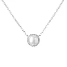 Gaura Natural Pearls Pearl Halskjede Sølv SK21247N