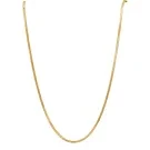 Tom Morris Flat Chain Halskjede Gullforgylt Rustfritt Stål TM00033