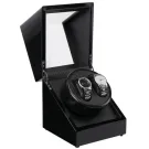 Mulhouse Watch Winder 2 klokke Svart Tre KXD0491